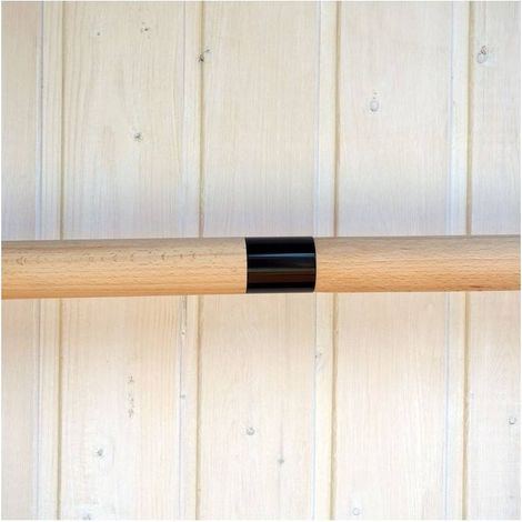 Levigne – Raccord pour tube de main courante ronde – Aluminium anodisé noir brillant – Résistant aux intempéries – Installation facile avec gabarit de perçage (1/3)