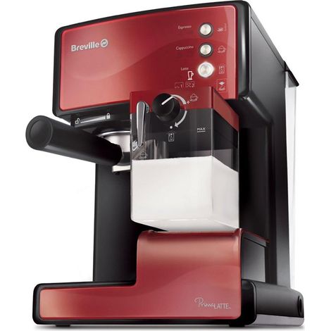 Breville Prima Latte Máquina de café roja 15 bares