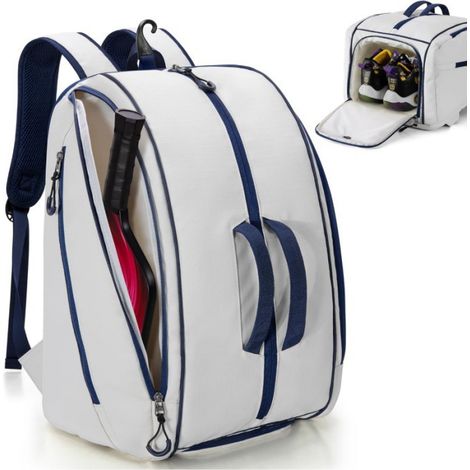 sac grande capacité pickleball kleball, grande capacité léger imperméable avec compartiment chaussur (1/5)