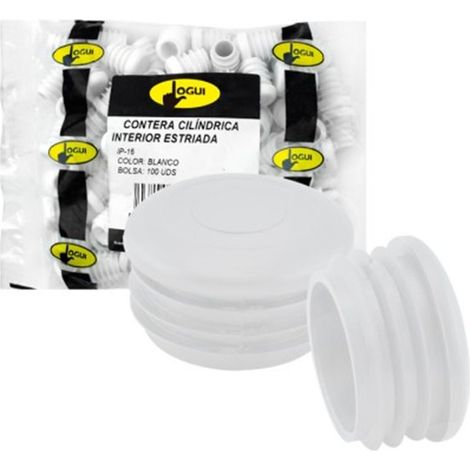 Perle intérieure ronde blanche - 20 mm - 50 unités