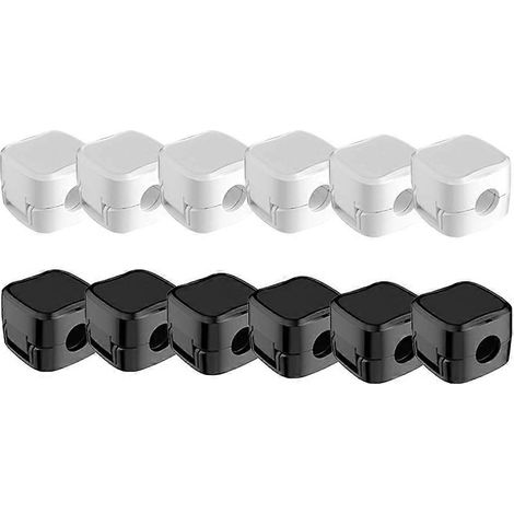 12 pièces Organisateur magnétique pour câbles de charge - Support de rangement et gestion des câbles (1/5)