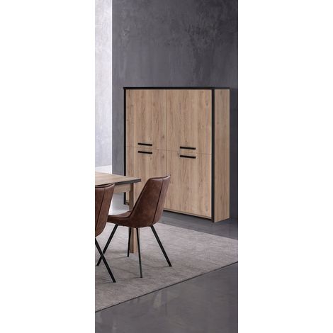 Buffet haut contemporain chêne summer Cevoria (1/5)