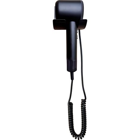 Asciugacapelli Professionale Compatto Vama PRO HAIR Motore Digitale Brushless 1500W con Base Murale Nero (1/2)
