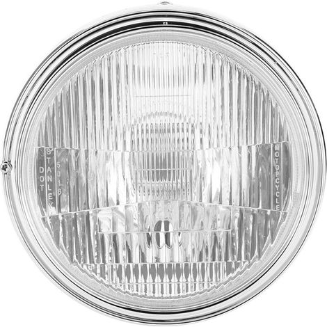 Faro delantero brillante de 7 7/8 pulgadas y 35 W para motocicleta, apto para CB400, CB500 y CB1300 -Crezuo