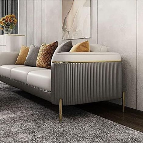 Juego de 4 patas de repuesto de metal dorado de 18 cm para muebles, mesas, armarios, sillas, camas, roperos y sofás. (1/3)
