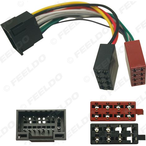 Compatible avec le câble de conversion pour lecteur CD Chevrolet Aveo/Buick GL8 16 broches vers ISO (connexion sans perte)