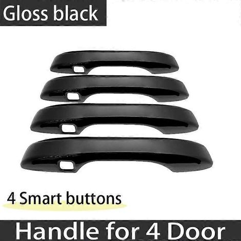 Lot de 2 poignées de porte noires de luxe pour Honda HR-V, HRV, HR V et Vezel 2022, ainsi que pour RV MK3 2021-2023. Accessoires auto : autocollants pour 2 portes et 2 serrures. (1/5)