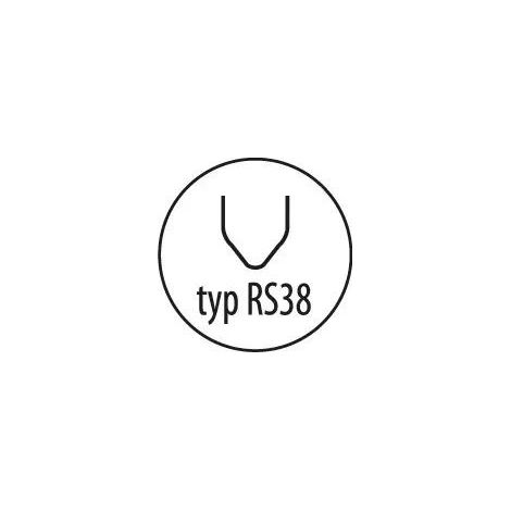 Grapas de 0,8 mm RS38 para plástico, 100 unidades - DED75271