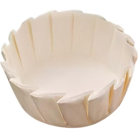 Papier sulfurisé rond pour friteuse à air chaud, 100 pièces, antiadhésif, blanc, pour gâteau basque. (1/5)