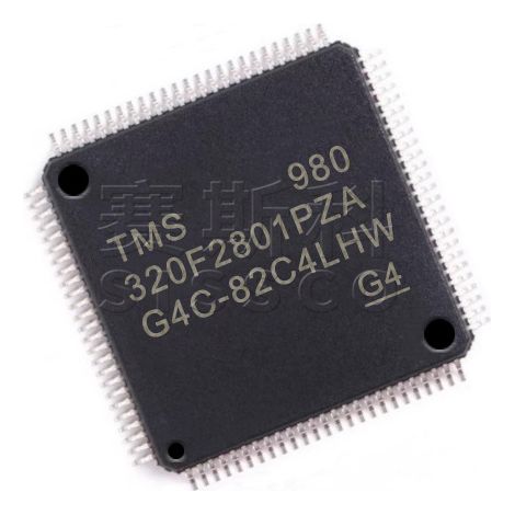 TMS320F2801PZA TMS320F2802PZS Electronic components, chips and electronic components, 5 units each.