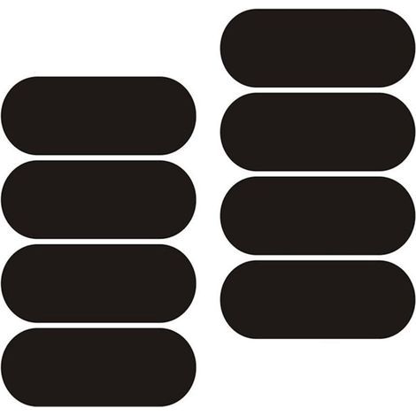 2 Bandes Stickers Réfléchissants Casque Moto, Autocollant Casque Moto Noirs Rétro, Bandes Adhésives Réfléchissantes Haute Visibilité Sécurité Stickers Adhérence Maximale pour Trottinette Vélo (1/4)