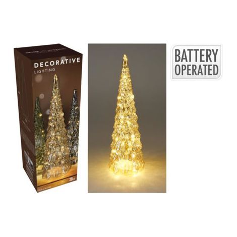 ARBOL 38CM C/LED AMBAR