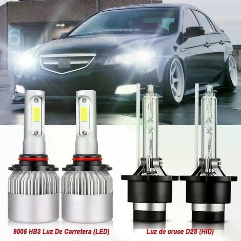 Kit de phares LED 9005 D2s pour Acura TSX MDX RDX RL TL 6000K ( ) (1/5)