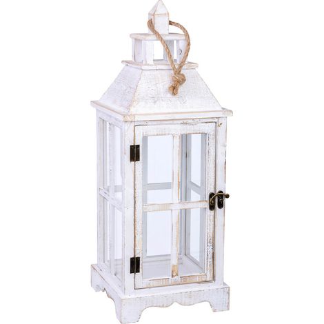Farol de madera 24x24x68h cm (1/5)