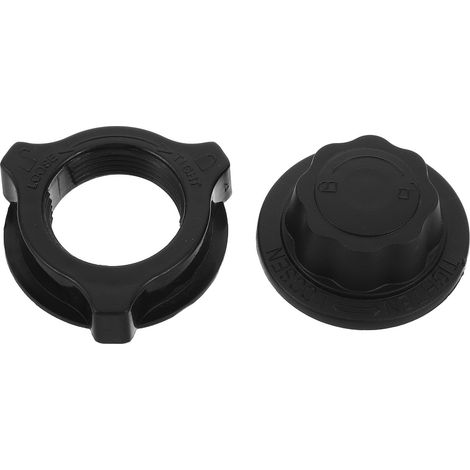 2 écrous de grille pour pales de ventilateur de 16 pouces, écrous de sécurité universels en plastique noir, pièces de rechange pour ventilateurs sur pied, de table et de sol. (1/5)