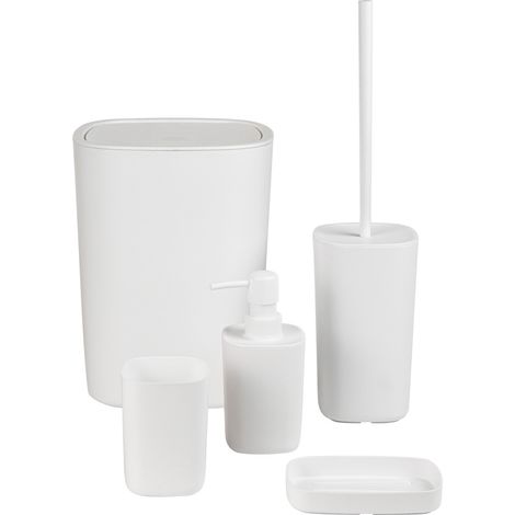 Kit Accessori da Bagno Col. Metaform Poddy Bianco