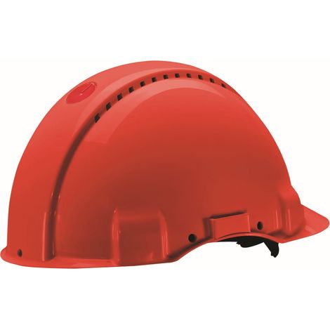 Casco de trabajo protector rojo Ardon
