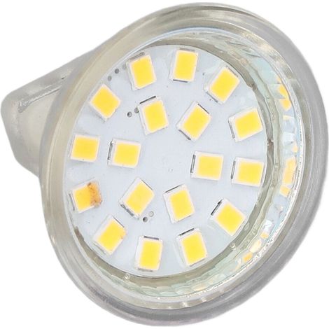 Stück MR11-Glühbirnen mit je 18 LEDs, 3 W, 300 lm, Doppelstiftsockel, warmweiß, für Wohnzimmer. (1/5)