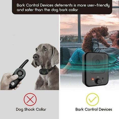 Dispositivo antiladridos ultrasónico para perros, dispositivo antiladridos ultrasónico automático e impermeable para perros pequeños y grandes. (1/3)