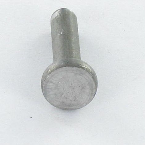 Rivet à frapper Tête plate 6X12 Acier brut - 1 pièce (1/3)
