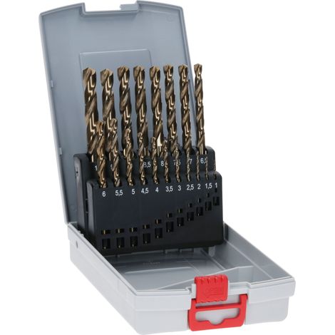 Bosch PRO Stainless Steel HSS-Co Spiralbohrer-Set, 19-tlg. (1/5)