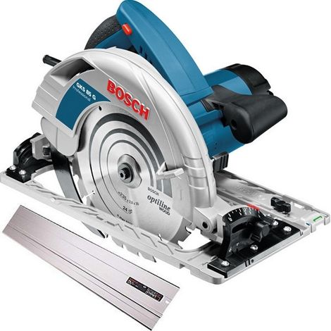 Bosch – Scie circulaire 235mm 2200W GKS85G – Compatible rail FSN1600 – Coupe précise pour bois dur – Moteur puissant pour chantiers exigeants - 060157A930 (1/5)