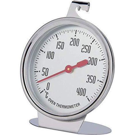 Thermomètre de four avec sonde en acier inoxydable, indicateur de température à lecture instantanée, cadran large et graduations précises pour cuisson et pâtisserie. (1/5)