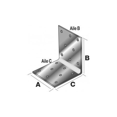 Winkel Einfach INOX 60x60x60x2,5mm - SIMPSON