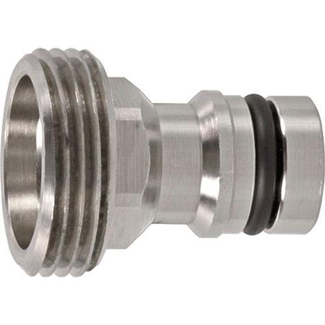 GEKA Gerätestecker plus-Stecksystem Messing vernickelt AG 26,44 mm  - 46.1711.8 (1/3)
