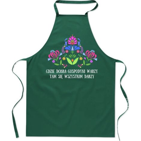 GREMBIULE DA CUCINA con STAMPA Folklore polacco BUONA CASALINGA regalo per donna (1/4)