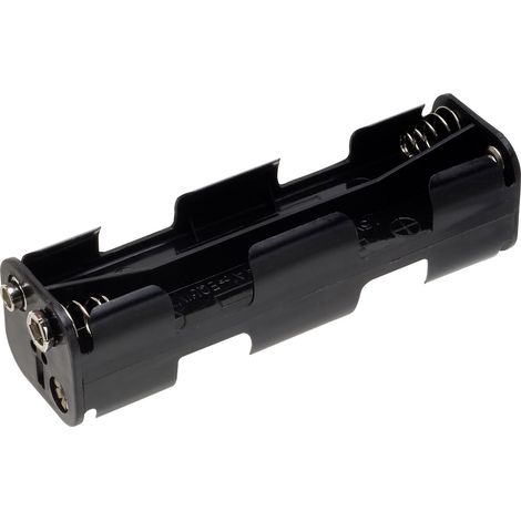 TRU COMPONENTS BH-382B Batteriehalter 8x Mignon (AA) Druckknopfanschluss