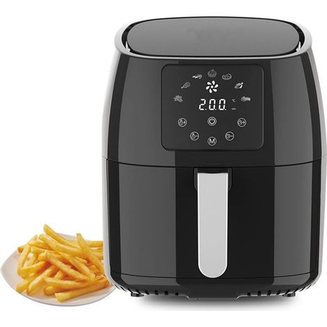 Friggitrice Ad Aria 5 Litri 1400w Digitale Aria Calda Senza Olio Timer SK-8018 (1/5)