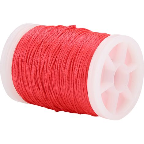Fil de nylon résistant de 120 m pour cordes d'arc (rouge) (1/5)