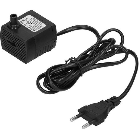 Mini-Tauchpumpe mit Trockenlaufschutz und leisem Wasserfilter für Aquarien, 5 W, 92 GPH (AC 220–240 V)