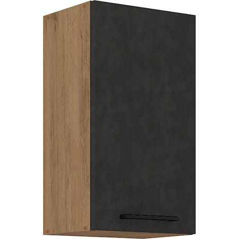 Vigo Hängeschrank 40 cm Eiche Lancelot Matera Grau Küchenzeile Küchenblock Küche (1/3)
