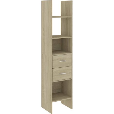 Maison Exclusive - Libreria Rovere Sonoma 40x35x180 cm in Legno Multistrato (1/5)
