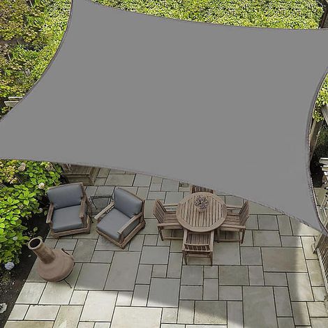 Auvent extérieur imperméable, rectangulaire, résistant aux UV et à la pluie, 3x3M, protection solaire (1/5)