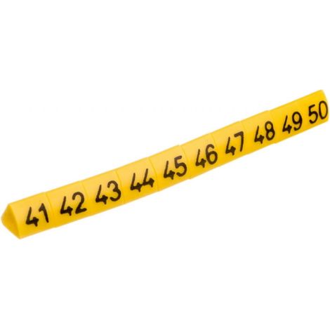 Marcador de cables OZ-1/41-50 amarillo E04ZP-01020201500 /100 unidades/