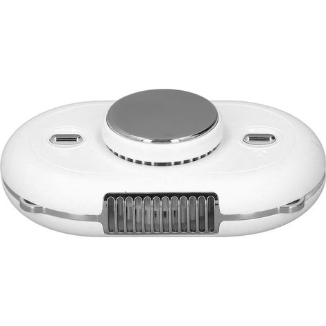 Nackenventilator zum Aufhängen, tragbarer Ventilator mit USB-Ladefunktion, Mini-Nackenventilator, verstellbare Trageschlaufe für den Innen- und Außenbereich, Weiß (1/5)