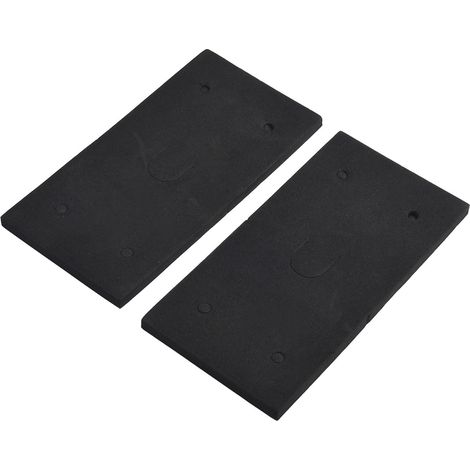 Lot de 2 patins arrière de rechange pour ponceuse à 4 trous, convient pour outil électrique 9035 (1/5)