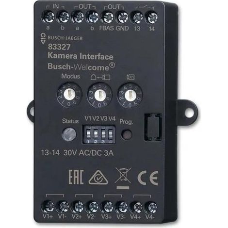 Busch-Jaeger 8300-0-0465 Accessorio Videocitofono Nero A Parete