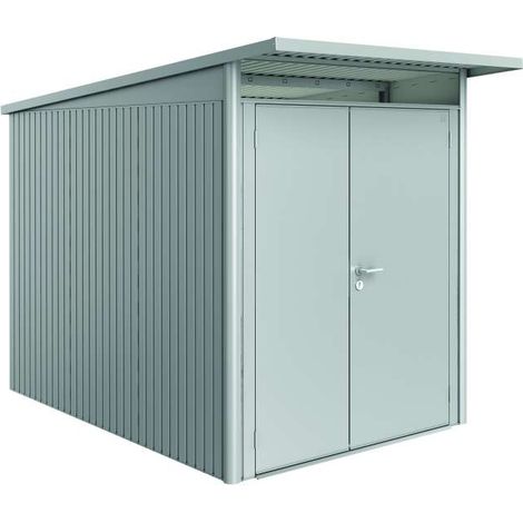 Casetta AvantGarde Misura A3 argento metallizzato con porta a due battenti stretta