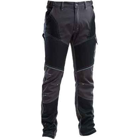 PANTALONE DA LAVORO STRETCH GRIGIO Tg. M (48-50)