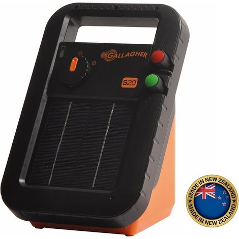 Elettrificatore ad Energia Solare S20 GALLAGHER con Batteria Inclusa e Supporto Libero 6V/0,2 J