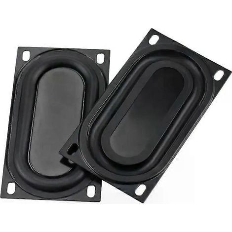 Kit de réparation pour home cinéma DIY comprenant 2 haut-parleurs passifs de 70 mm avec membrane vibrante pour radiateur de basses et woofer. (1/4)