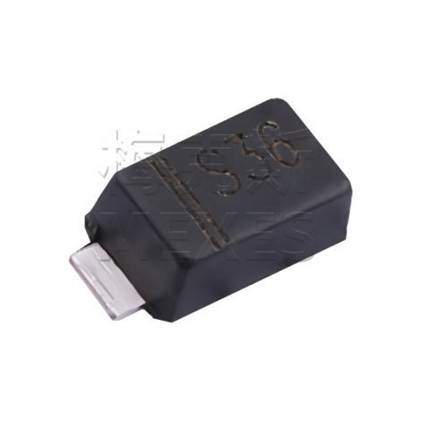 Changdian DSS36 SMD Schottky diode chip, screen-printed S36 SOD-123FL 60V/3A, electronic component, 5 pieces.