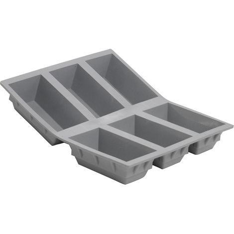 De Buyer - Moule pour 6 mini cake en silicone elastomoules