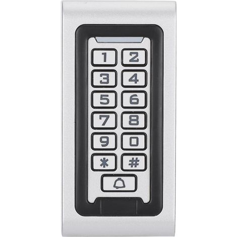 Eigenständiges 125-kHz-RFID-Tastatur-Zutrittskontrollsystem für 2.000 Benutzer (1/5)