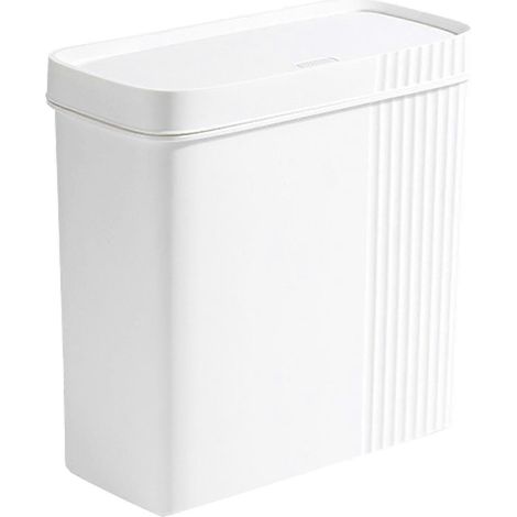 Poubelle de cuisine/salle de bain 25-26 avec couvercle à pression pour chambre, cuisine, bureau, salon f26 (1/4)