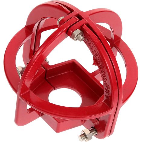Protecteur de Tête D’arroseur en Métal Rouge, Couvercle 3, 34 X 3, 34x3, 14 Po, Installation Facile, Repère Visuel, Entretien Simple (1/5)